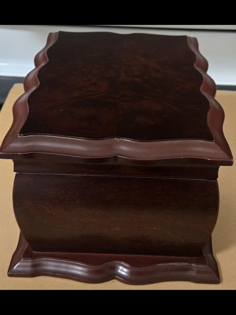 Vintage Bombay Wood Photo Frame in Rich Mahogany